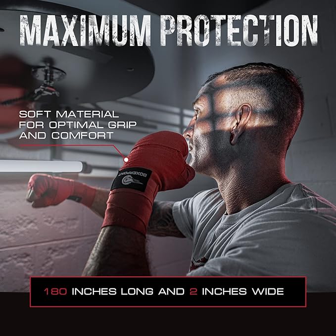 BOXERPOINT 180" Ringside Boxing Wraps for Men and Women