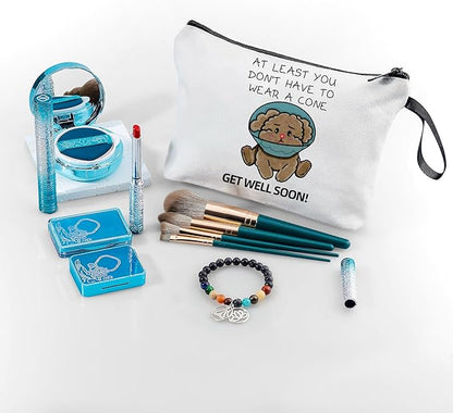 Get Well Gifts for Women After Surgery,Cancer Gifts for Women,Small Cosmetic Makeup Make Up BagDog Lover Gift,Post Surgery Gift,Womens Gifts for Christmas