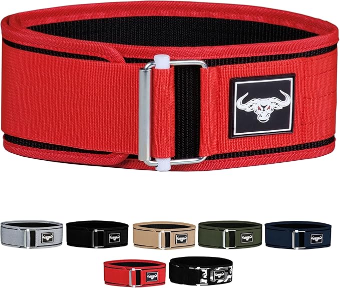 IBRO Quick Locking Premium Weight Lifting Belt - Powerlifting 4 Inch