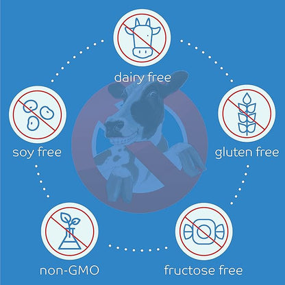 No Udder Protein | Vegan Protein Powder | Soy Free Protein Powder | Chocolate | 17g Protein | 1lb