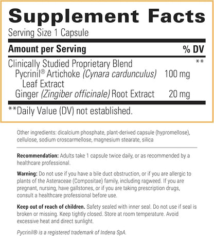 Integrative Therapeutics Motility Activator - Supports Gastrointestinal Motility and Transport* - Gut Health Support for Men and Women with Ginger Root and Artichoke Leaf Extract* - 60 Capsules