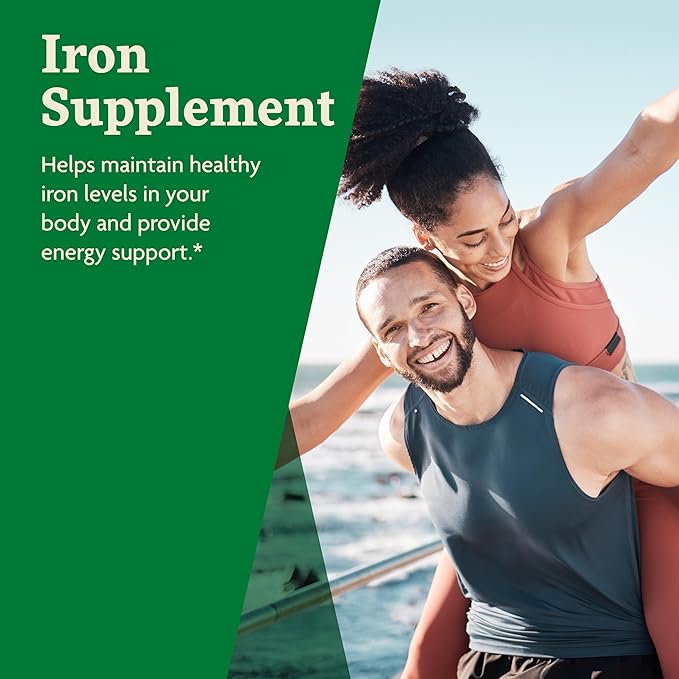 Floradix by Salus Iron Tablets - Energy Support Supplement for Men & Women - Natural Iron Supplement with B Vitamins & Vitamin C - Non-GMO, Vegetarian & Lactose-Free - 120 Tablets