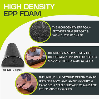 ProsourceFit High Density Foam Rollers 18 - inches