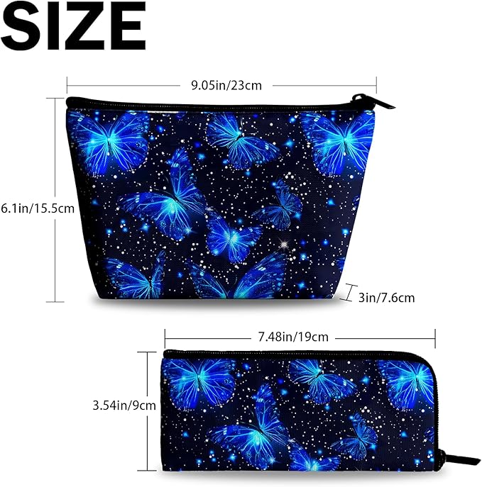Cosmetic Bag for Women Travel Makeup Bag Large Capacity Makeup Brush Bag Organizer Travel Toiletry Bag