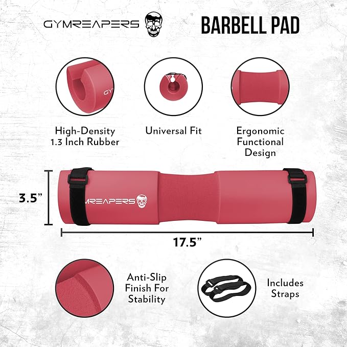 Gymreapers Barbell Squat Pad - Protective Bridge Pad