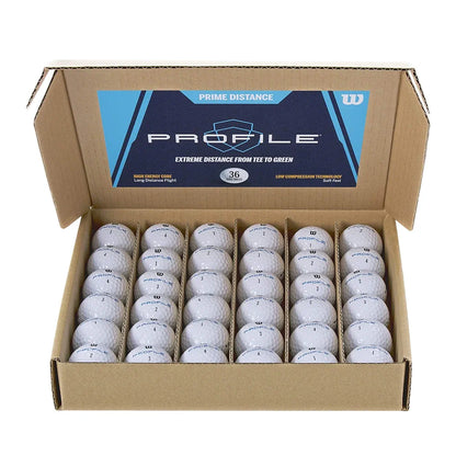 WILSON Profile Distance Golf Ball 36 pack