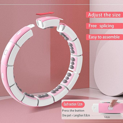 Weighted Exercise Hoops for Adults Weight Loss Hoop,8 Sections