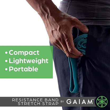 Gaiam Restore Resistance Band Stretching Strap - Stretch