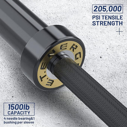 7ft Olympic Barbell Bar 45LB Load 1500-lbs Capacity Available 2" Olympic
