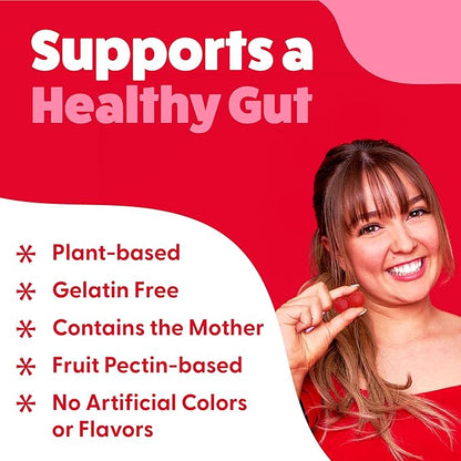 Feel Great Vitamin Co. Apple Cider Vinegar Gummies | Contains The Mother | Natural Antioxidant Digestive Support Healthy Nutrient Absorption