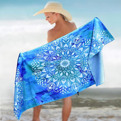 Elite Trend Microfiber Beach Towel - Extra Large 78x35 Inch