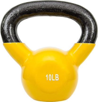 Sunny Health & Fitness Vinyl Coated Kettlebell