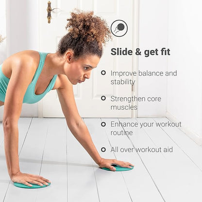 Live Infinitely Core Sliders – Dual Sided Fitness
