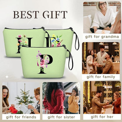 SEAMOON Birthday Inspirational Bridesmaid Proposal Team Small Gifts for Women Mom Aunt Teacher Sister Coworkers Makeup Cosmetic Bag Travel with Mirror Mothers Day Christmas Graduation P