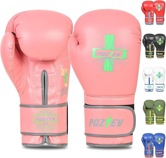Boxing Gloves for Men & Women Professional Workout Gloves for Sparring, Heavy Bag Training - Muay Thai Focus Mitts Punching Bag Ideal for MMA & Kickboxing Gloves