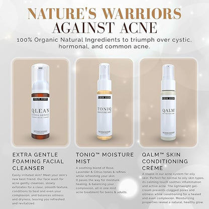 Noir D'or Acne Scar Treatment | Three-Step Extra Gentle Repair Set for Hyperpigmentation, Dark Spot Removal, and Breakouts | Face Skincare