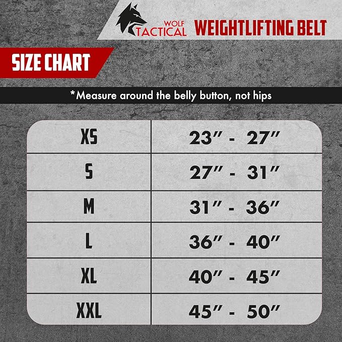 WOLF TACTICAL Weight Lifting Belt – Weight Belt