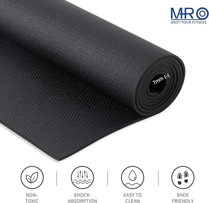MRO Extra Large Exercise Mat For Home Gym 15'x6'/12'x6'/9'x6'(7mm) Workout