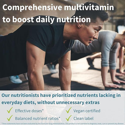 Methylated Men's Multivitamin, MTHFR Supplement with Active B-Vitamins, High Strength 2 a Day Multivitamin for Sustained Release, Added Lycopene, Clean Label, Non-GMO & Vegan 60 Tablets, by Igennus