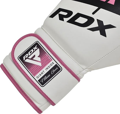 RDX Boxing Gloves EGO, Sparring Muay Thai Kickboxing MMA Heavy Training Mitts, Maya Hide Leather, Ventilated, Long Support, Punching Bag Workout Pads, Men Women Adult 8 10 12 14 16 oz