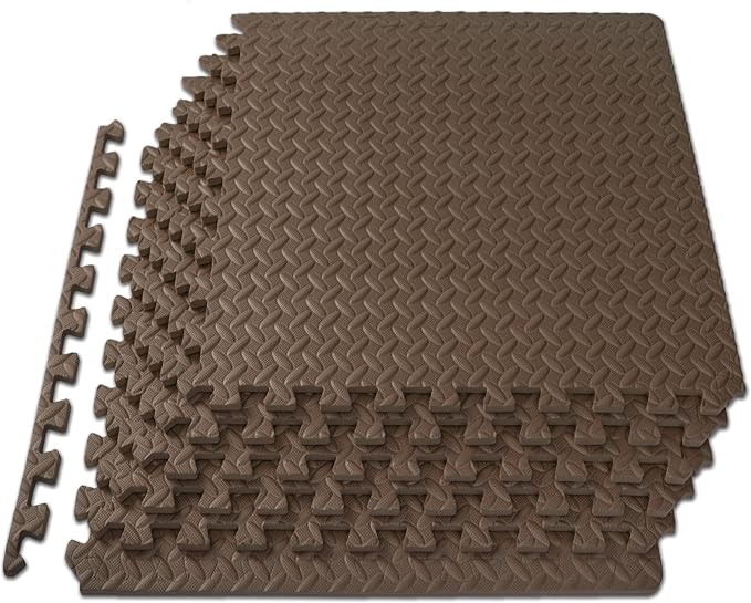 ProsourceFit Puzzle Exercise Mat Â½ in