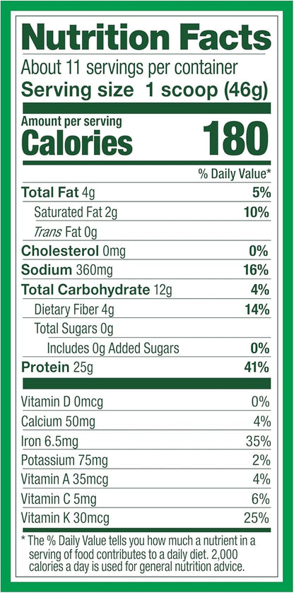 Vega Protein and Greens Protein Powder Mixed Berry (11 Servings) 25g Plant Based Protein Plus Veggies, Vegan, Non-GMO, Pea Protein for Women and Men, 1.2lbs