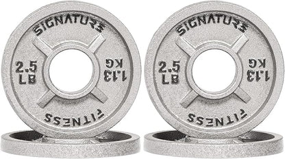 Deep Dish 2-Inch Olympic Cast Iron Weight Plates with E-Coating