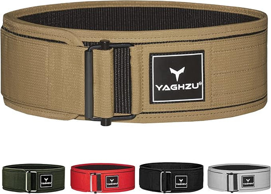 Quick Locking Weight Lifting Belt - Adjustable Lifting 4 inch