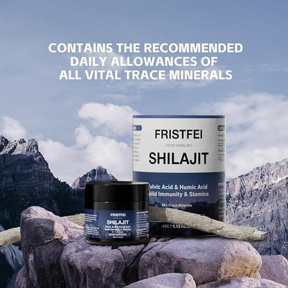 100% Pure Shilajit Resin - Organic Himalayan Shilajit for Men & Women | Rich in Fulvic Acid & 85+ Trace Minerals | Shilajit Pure Himalayan Organic
