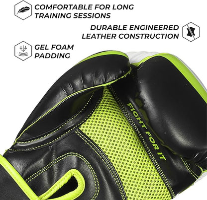Sanabul Essential Gel Boxing Gloves for Men & Women, Kickboxing MMA, Muay Thai Gloves and Heavy Bag Training Punching & Sparring