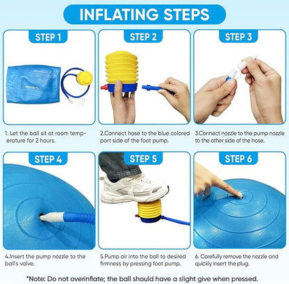 APEXUP Yoga Ball Exercise Ball