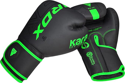 RDX Kids Punching Bag 2FT with Punch Gloves, Unfilled Boxing Set, Non Tear Maya Hide Leather Junior Hanging Bag, Kickboxing MMA Grappling Muay Thai Karate Taekwondo BJJ Training