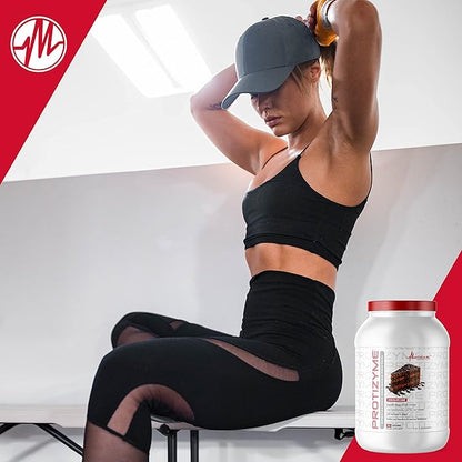 Metabolic Nutrition, Protizyme, 100% Whey Protein Powder, High Protein, Low Carb, Low Fat Whey Protein, Digestive Enzymes, 24 Essential Vitamins and Minerals, 4 Pound, 52 Servings