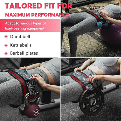 MANUEKLEAR Hip Thrust Belt for Women Glute Training