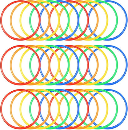 Deekin 40 Pcs Agility Rings Speed and Agility 15"