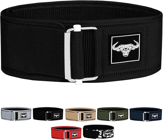 IBRO Quick Locking Premium Weight Lifting Belt - Powerlifting 4 Inch