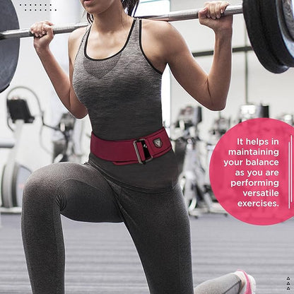 RDX Women Weight Lifting Belt 4” Adjustable Back