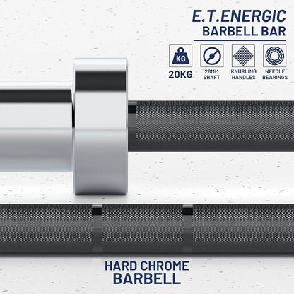 7ft Olympic Barbell Bar 45LB Load 1500-lbs Capacity Available 2" Olympic