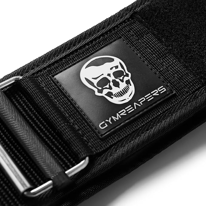 Gymreapers Quick Locking Weightlifting Belt for Bodybuilding 4 Inch