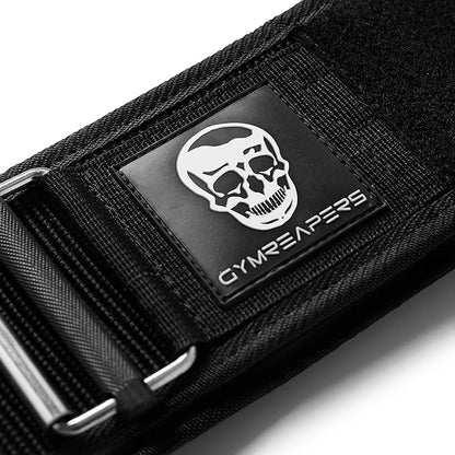 Gymreapers Quick Locking Weightlifting Belt for Bodybuilding 4 Inch
