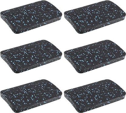 Treadmill Mat Pads 4.7" x 3.2" x 0.5" (6 (6 PCS)