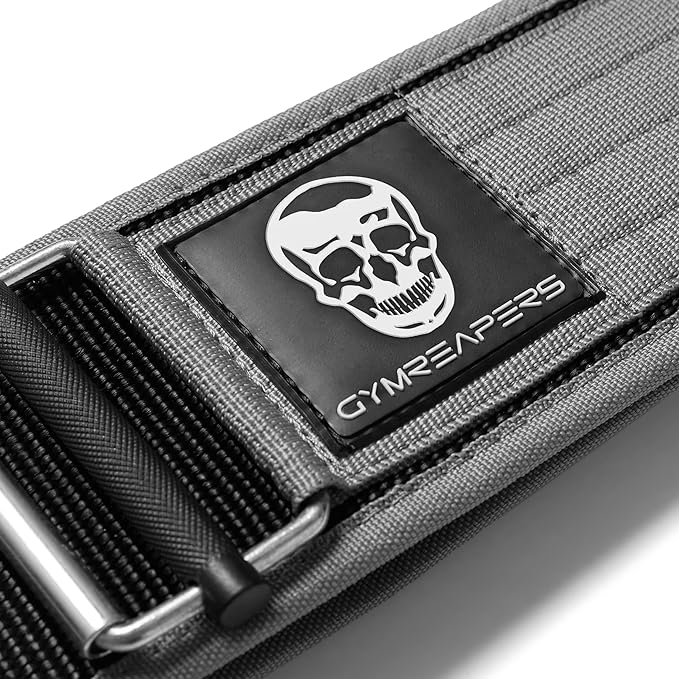 Gymreapers Quick Locking Weightlifting Belt for Bodybuilding 4 Inch
