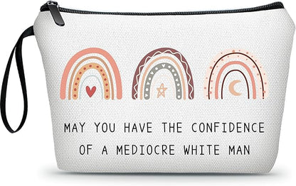 Inspirational Thoughtful Quirky Gifts for Her,Intersectional Feminism,Feminist Makeup Bag,Women Gift Ideas,Small Cosmetic Bag