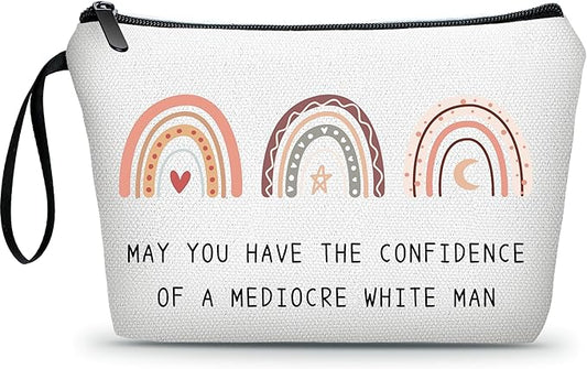 Inspirational Thoughtful Quirky Gifts for Her,Intersectional Feminism,Feminist Makeup Bag,Women Gift Ideas,Small Cosmetic Bag