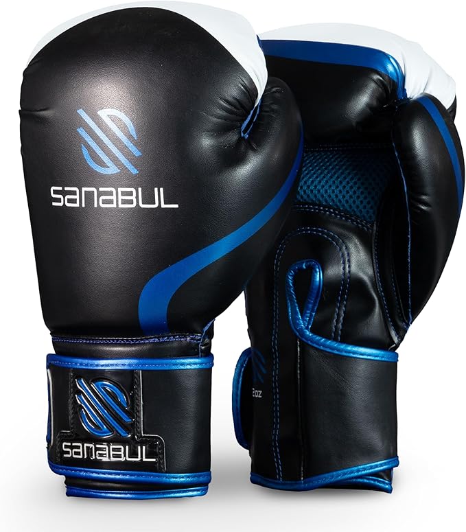 Sanabul Essential Gel Boxing Gloves for Men & Women, Kickboxing MMA, Muay Thai Gloves and Heavy Bag Training Punching & Sparring