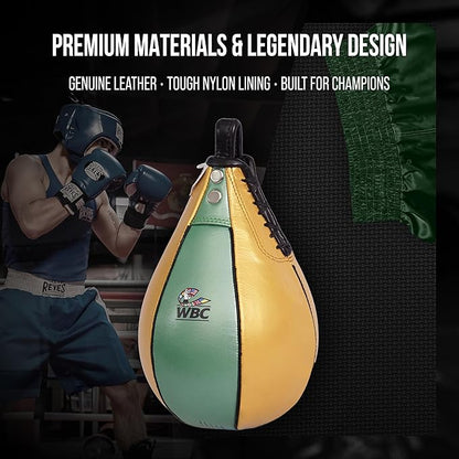 CLETO REYES Platform Leather Punching Speed Bag for Boxing, MMA, Muay Thai, Training Equipment