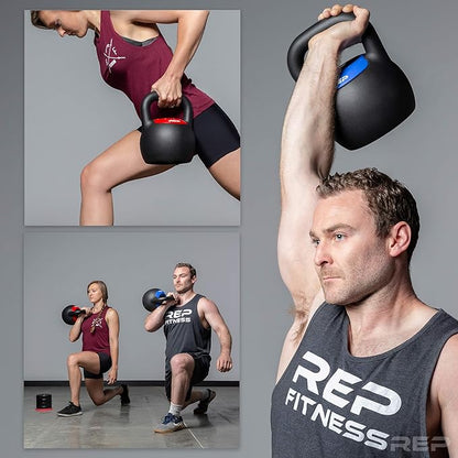 Rep Fitness Adjustable Kettlebell with Matte Powder Coating
