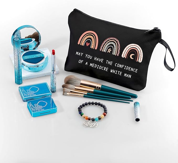 Inspirational Motivational Empowerment Feminist Gifts for Women Female Feminist Cosmetic Makeup Pouch Bag