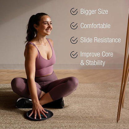 Gliding Discs for Working Out - Exercise Sliders 1 Pair, 4 Streaming