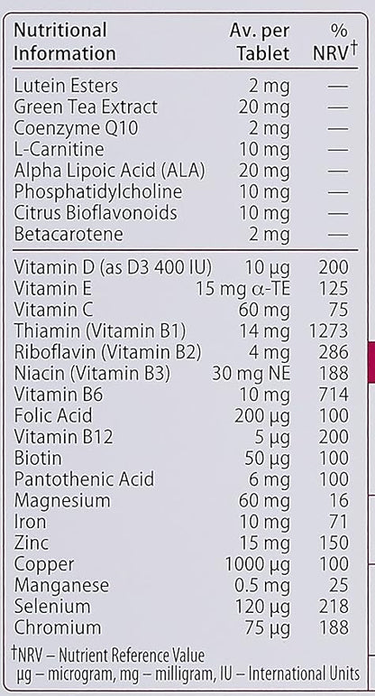 Vitabiotics 50+ 30 Tablets